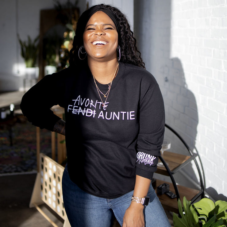 Auntie sweatshirt sales